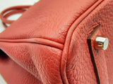 Hermes Birkin 35 Rouge Casque Red Togo Palladium Hardware Handbag Do0623srxzde