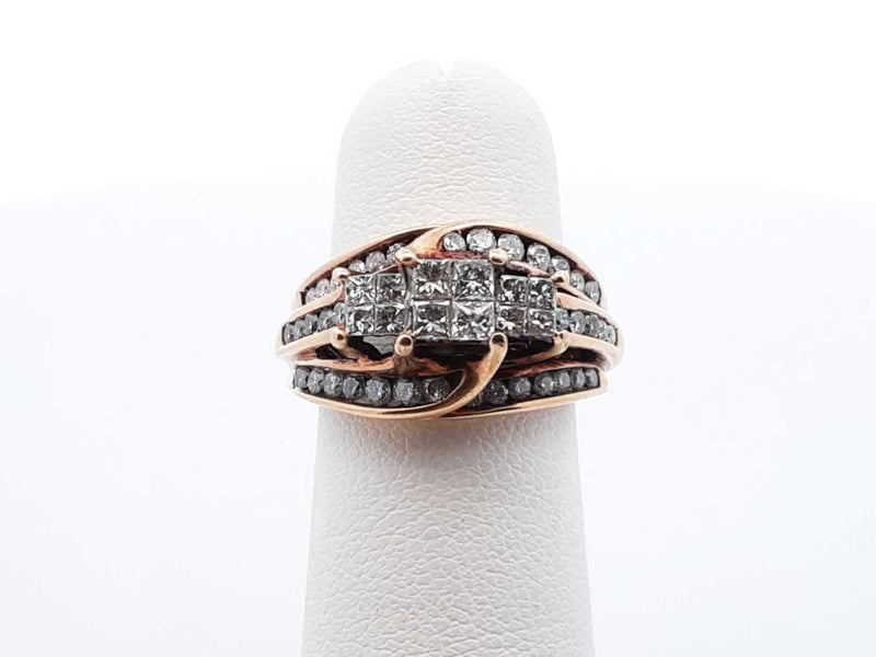 1.78 Cttw Diamond & 10k Yellow Gold Ring 5 Grams Size 4.5 Fw1124wrxdu