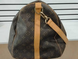 Louis Vuitton Keepall Bandouliere 55 Brown Duffle Mk0826elzmia