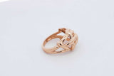 14k Yellow Gold Woven Design Ring 4.2 Grams Size 5.75 Eb0526oxzdu