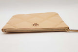 Tory Burch Kira Pave Logo Diamond Quilted Leather Pouch Eb1026oxde