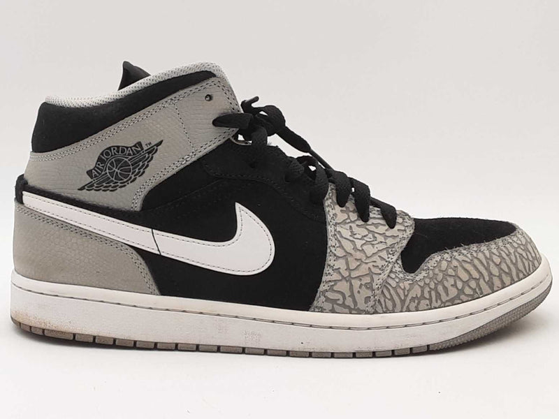 Nike Dm1200-016 Air Jordan 1 Mid Elephant Toe Size 10.5 Aa0425rzsa