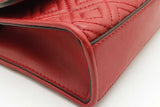 Tory Burch Fleming Red Leather Shoulder Bag Eb0726pxde