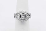 2.47cttw Diamond Ring In 14k White Gold 9.2 Grams Size 5 Eb0725lexzsa