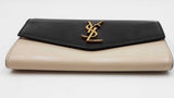 Yves Saint Laurent Uptown Colorblock Leather Chain Wallet Eb0326wpxdu