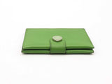 Hermès R.m.s. Card Holder In Green Evercolor Calfskin Fw0125oxzsa