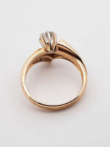 0.55 Cttw Diamond & 14k Yellow Gold Ring 4.7 Grams Size 6 Fw0825wzxdu