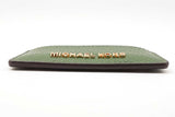 Michael Kors Jet Set Travel Fern Green Card Holder Sd0826lrdu