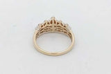 0.94cttw Diamond Ring In 10k Yellow Gold 4.4 Grams Size 9.25 Eb0926pxzsa