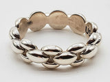 King Baby Small Infinity Link 0.925 Sterling Silver 8.6g Ring Size 12 Do0726rxde