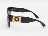 Versace 4437-u Black Sunglasses Grey Lenses Aa1025crsa
