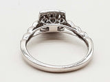 0.64 Cttw Natural Diamonds 14k White Gold 4.0g Ring Size 9 Do0226wxzde
