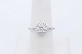 1.32cttw First Light Diamond Ring In 14k White Gold 3 Grams Size 7 Eb0426oxxzde