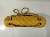 Chanel Yellow Quilted Lambskin Medium Flap Yellow Purse Rm0825izxz