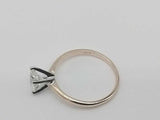 1.0 Dwt Lab Grown Diamond 14k Yellow Gold Ring 2.2 Grams Size 7 Mk1225ppsmia