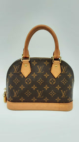 Louis Vuitton Monogram Alma Bb Top Handle Bag Fw1124lrxdu