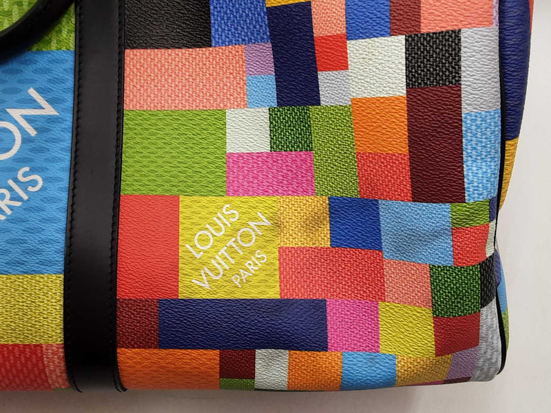 Louis Vuitton Keepall Bandouliere 50 In Multicolor Damier Graphite Fw1025wzxzdu