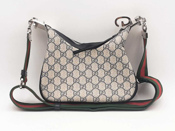 Gucci Supreme Monogram Textured Calfskin Shoulder Bag Sd0825izxsa