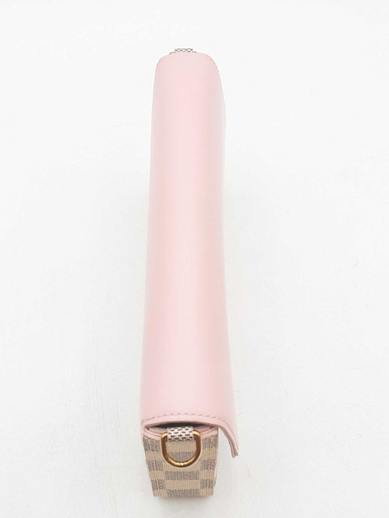 Louis Vuitton Damier Azur Pochette Felicie Rose Pink Eb0425lxxpsa