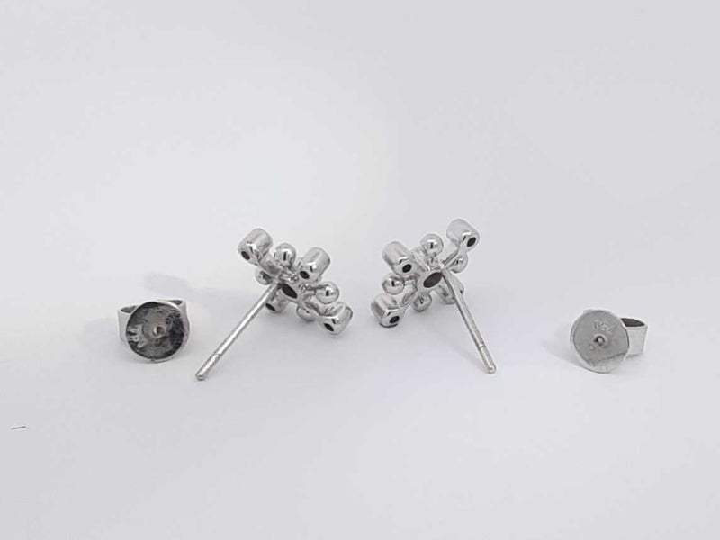 0.14 Cttw Diamond 14k White Gold 3 Grams Earrings Aa0725lzxsa