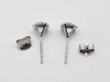 2.06 Cttw Lab Grown Diamonds 14k White Gold 1.0g Stud Earrings Do0826poxde