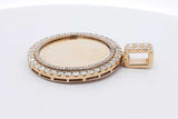 14k Yellow Gold Diamond Memory Frame Pendant 43.3 Grams Eb0326owxzsa