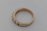 0.32cttw Diamond Band Ring In 14k Yellow Gold 4.9 Grams Size 7 Eb0926wrxsa
