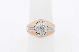 0.29ctw Diamond Ring In 14k Yellow Gold 5.5 Grams Size 7 Eb0126wxzsa