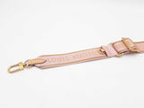 Louis Vuitton "Guitar " Bandoulière Strap In Rose Clair Canvas Fw0626orxdu