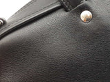 Balenciaga Extra Small Triangle Duffle Bag In Black Leather Fw0926ocrdu