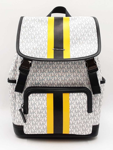 Michael Kors Cooper Logo Backpack In Mk Monogram Coated Canvas