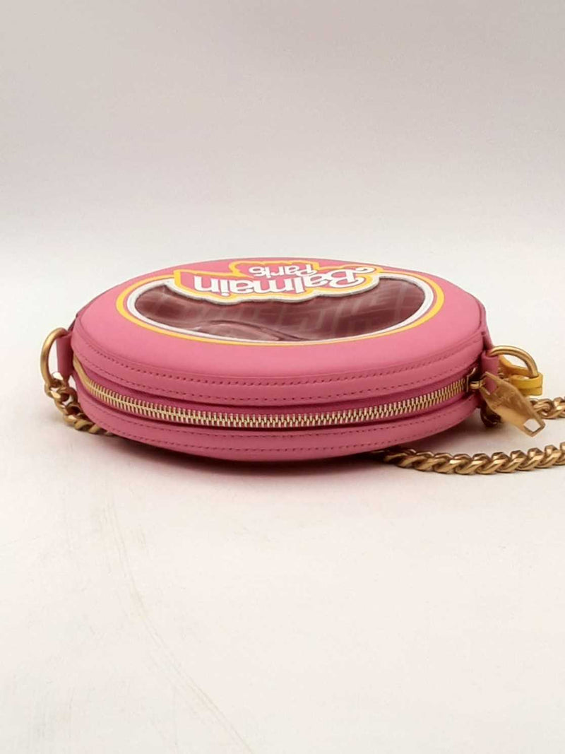 Balmain Barbie Translucent Pink Disco Round Crossbody Eb0425lxxzsa