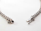 4.38 Cttw Diamond & 85% Platinum Graduated Tennis Bracelet 14.5 Grams 7 Inch Fw0726llcxdu
