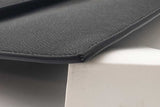 Yves Saint Laurent Uptown Black Leather Envelope Clutch Pouch Eb0726wrxde