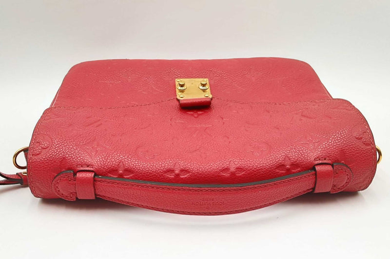 Louis Vuitton Monogram Empreinte Metis In Red Leather Eb0724rxzdu