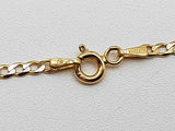 14k Yellow Gold 3.9g Curb Chain Necklace 18 In Do0226lixde