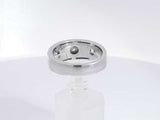 0.90 Cttw Diamond 14k White Gold Wedding Band 7.4 Grams Size 10 Aa0825worsa