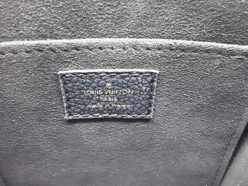 Louis Vuitton Petite Sac Plat Black Giant Monogram Empriente Leather Shoulder Bag Do0525loxzde
