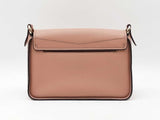 Michael Kors Sylvia Small Flap Crossbody Bag In Dusty Pink Leather Fw0924exdu