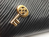 Louis Vuitton Black Epi Leather Love Lock Zippy Coin Purse Wallet Eb0626lcrdu