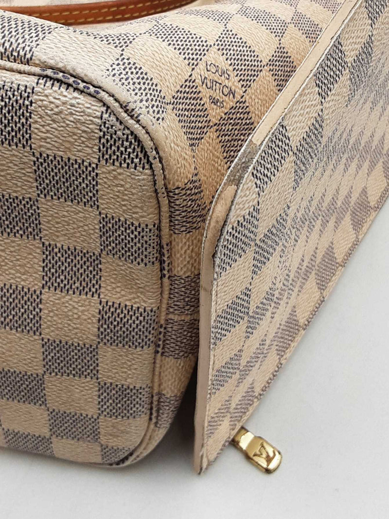 Louis Vuitton Damier Azur Neverfull & Pochette Eb0925ixzdu
