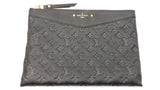 Louis Vuitton Black Monogram Empreinte Leather Daily Pouch Sd1026orzdu