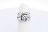 1.47ctw Diamond Ring In 14k White Gold 12 Grams Size 4.5 Eb0225rrxsa