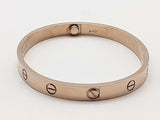 Cartier Love 18k White Gold 35.6g Bangle Bracelet Cartier Size 18 Do0824pxzxmia