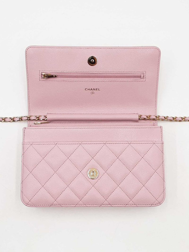 Chanel Quilted Caviar Wallet On Chain Shoulder Bag Fw0825wzxzdu