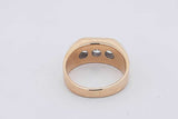 0.6cttw Diamond Ring In 14k Yellow Gold 13.2 Grams Size 9 Eb0326llrxsa