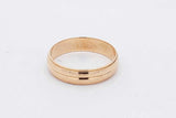18k Yellow Gold Wedding Band Ring 4.6 Grams Size 10 Eb0726rpxsa