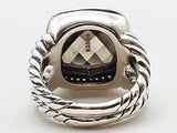 David Yurman Albion 0.925 Sterling Silver 15.0g Ring Size 7.25 Do0526oxzde