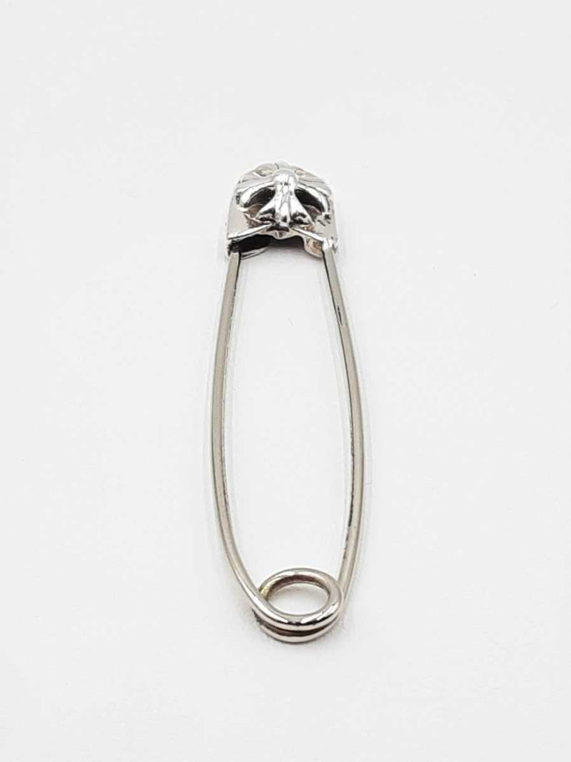 Chrome Hearts Large Safety Pin In Sterling Silver Fw1025pxzdu