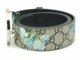 Gucci 411924 Floral Blooms Multi-color Belt / Buckle Size 36 Aa1026lrzsa